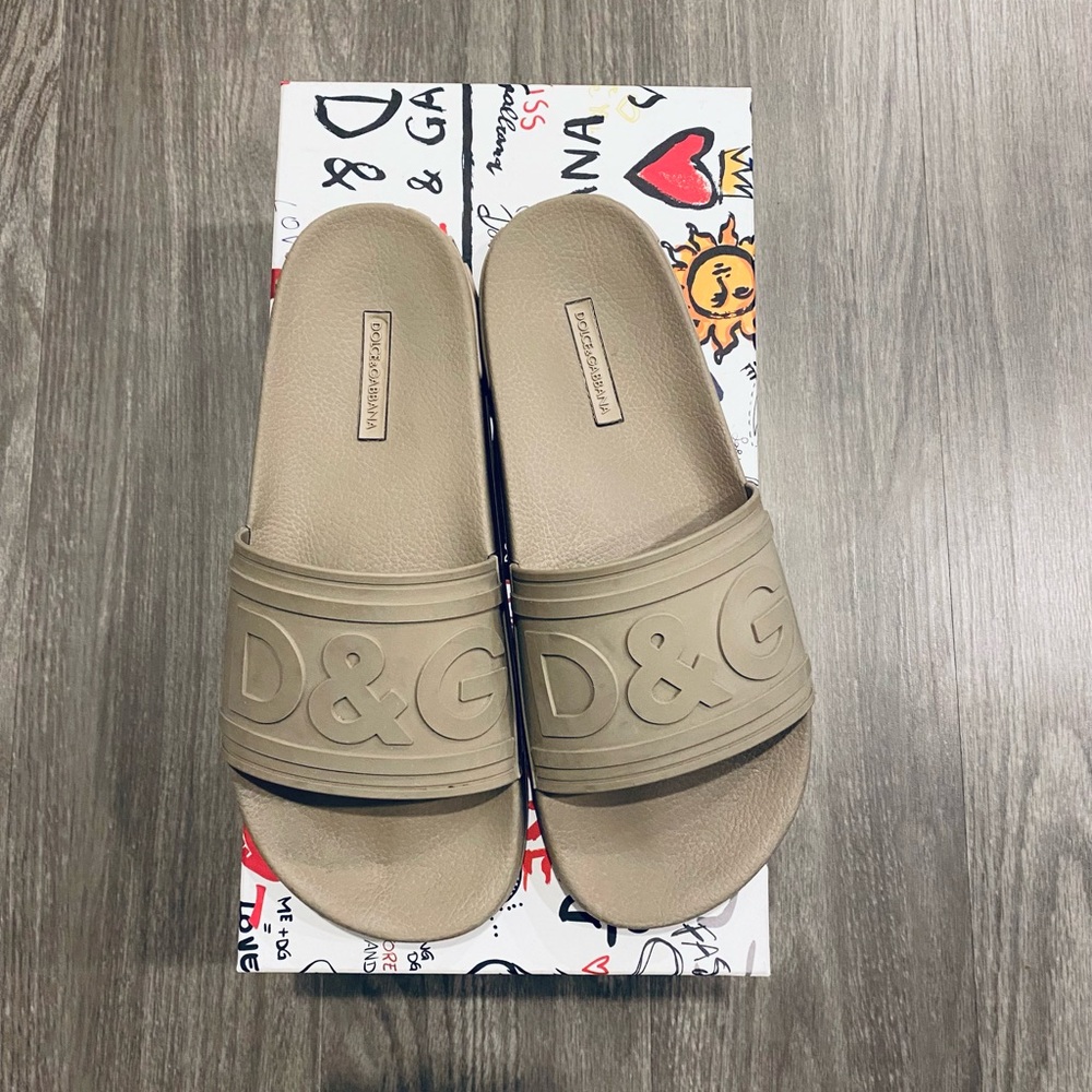Rubber Beachwear Dolce & Gabbana Slides